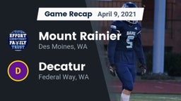 Recap: Mount Rainier  vs. Decatur  2021