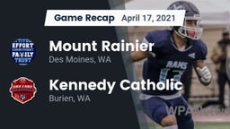 Recap: Mount Rainier  vs. Kennedy Catholic  2021