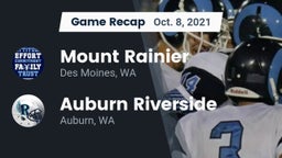 Recap: Mount Rainier  vs. 	Auburn Riverside  2021
