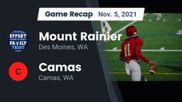 Recap: Mount Rainier  vs. Camas  2021