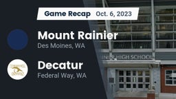 Recap: Mount Rainier  vs. Decatur  2023