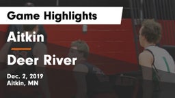 Aitkin  vs Deer River  Game Highlights - Dec. 2, 2019