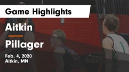 Aitkin  vs Pillager  Game Highlights - Feb. 4, 2020