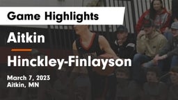 Aitkin  vs Hinckley-Finlayson  Game Highlights - March 7, 2023