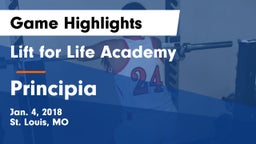 Lift for Life Academy  vs Principia Game Highlights - Jan. 4, 2018