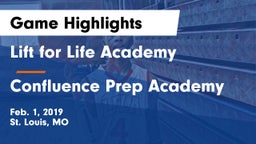 Lift for Life Academy  vs Confluence Prep Academy  Game Highlights - Feb. 1, 2019