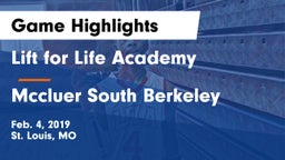 Lift for Life Academy  vs Mccluer South Berkeley Game Highlights - Feb. 4, 2019
