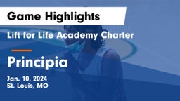 Lift for Life Academy Charter  vs Principia  Game Highlights - Jan. 10, 2024