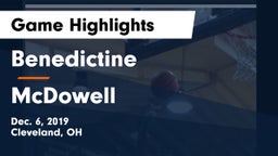 Benedictine  vs McDowell  Game Highlights - Dec. 6, 2019