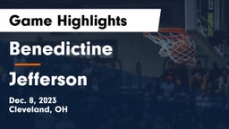 Benedictine  vs Jefferson  Game Highlights - Dec. 8, 2023