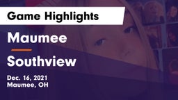 Maumee  vs Southview  Game Highlights - Dec. 16, 2021