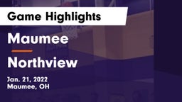 Maumee  vs Northview  Game Highlights - Jan. 21, 2022