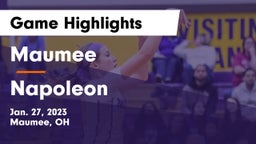 Maumee  vs Napoleon Game Highlights - Jan. 27, 2023