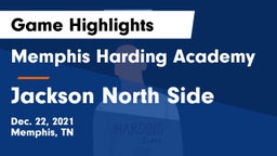 Memphis Harding Academy vs Jackson North Side  Game Highlights - Dec. 22, 2021