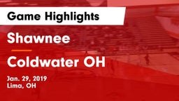 Shawnee  vs Coldwater OH Game Highlights - Jan. 29, 2019