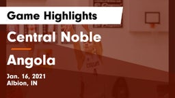 Central Noble  vs Angola  Game Highlights - Jan. 16, 2021