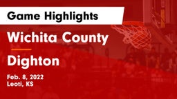 Wichita County  vs Dighton   Game Highlights - Feb. 8, 2022