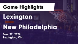 Lexington  vs New Philadelphia  Game Highlights - Jan. 27, 2024
