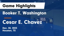 Booker T. Washington  vs Cesar E. Chavez  Game Highlights - Dec. 30, 2023