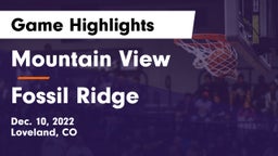 Mountain View  vs Fossil Ridge  Game Highlights - Dec. 10, 2022