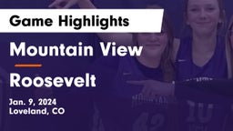 Mountain View  vs Roosevelt  Game Highlights - Jan. 9, 2024