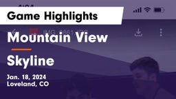 Mountain View  vs Skyline  Game Highlights - Jan. 18, 2024