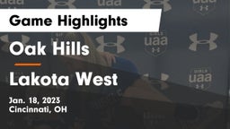 Oak Hills  vs Lakota West  Game Highlights - Jan. 18, 2023
