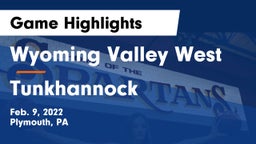 Wyoming Valley West  vs Tunkhannock Game Highlights - Feb. 9, 2022