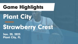 Plant City  vs Strawberry Crest Game Highlights - Jan. 20, 2023