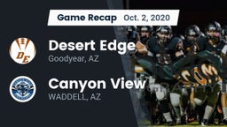 Recap: Desert Edge  vs. Canyon View  2020