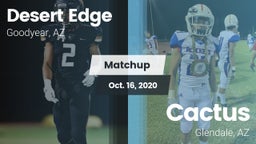 Matchup: Desert Edge High vs. Cactus  2020