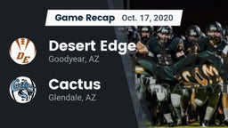 Recap: Desert Edge  vs. Cactus  2020