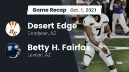 Recap: Desert Edge  vs. Betty H. Fairfax 2021