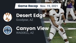 Recap: Desert Edge  vs. Canyon View  2021