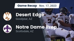Recap: Desert Edge  vs. Notre Dame Prep  2023