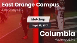 Matchup: East Orange Campus vs. Columbia  2017