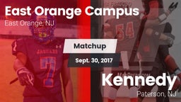 Matchup: East Orange Campus vs. Kennedy  2017