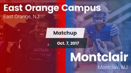 Matchup: East Orange Campus vs. Montclair  2017