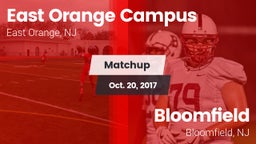 Matchup: East Orange Campus vs. Bloomfield  2017