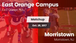Matchup: East Orange Campus vs. Morristown  2017