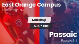 Matchup: East Orange Campus vs. Passaic  2018