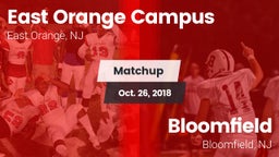 Matchup: East Orange Campus vs. Bloomfield  2018