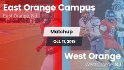 Matchup: East Orange Campus vs. West Orange  2019