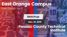 Matchup: East Orange Campus vs. Passaic County Technical Institute 2019