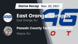 Recap: East Orange Campus  vs. Passaic County Technical Institute 2021
