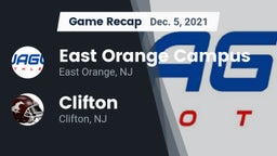 Recap: East Orange Campus  vs. Clifton  2021