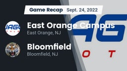 Recap: East Orange Campus  vs. Bloomfield  2022