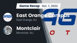 Recap: East Orange Campus  vs. Montclair  2022