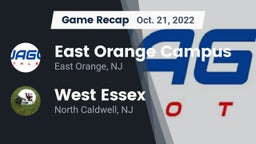 Recap: East Orange Campus  vs. West Essex  2022