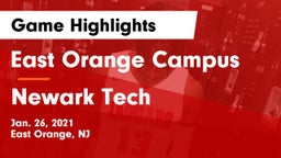 East Orange Campus  vs Newark Tech  Game Highlights - Jan. 26, 2021